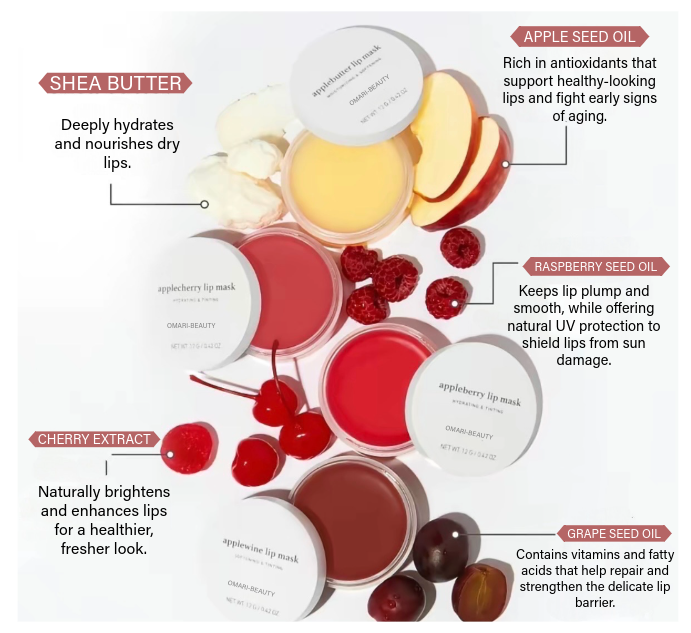 OmariBeauty Tinted Lip Mask