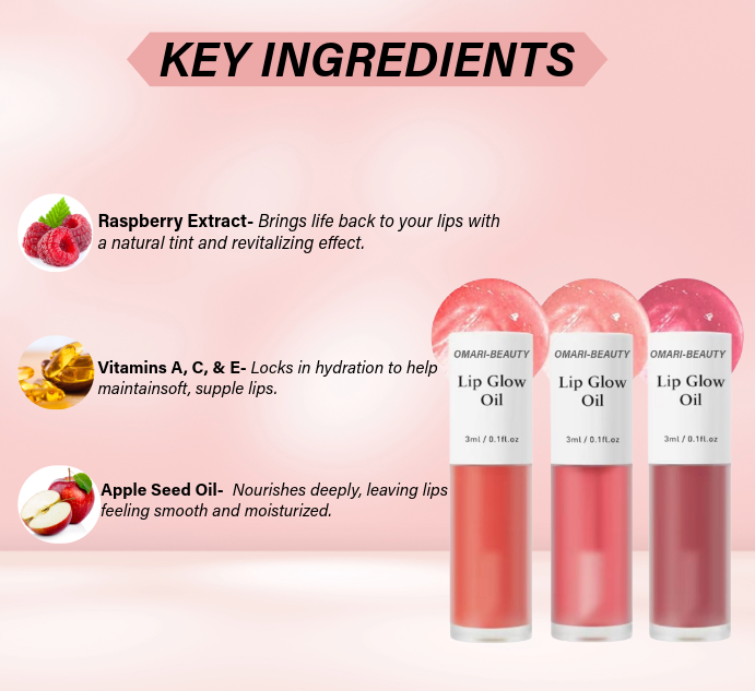 OmariBeauty Tinted Lip Oil